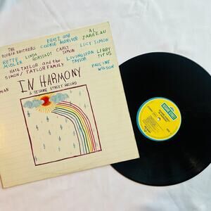 Vintage 1980 CTW Sesame Street In Harmony Vinyl Record